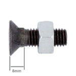 Schraube DIN608 hoch8 M12x33 G12.9 m.M.